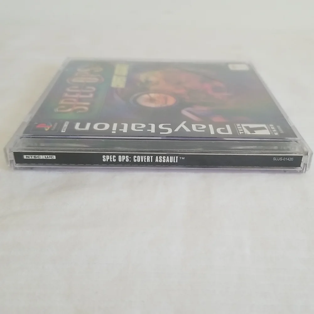 Spec Ops Covert Assault & Stealth Patrol PS1 Sony PlayStation Manual Game Case
